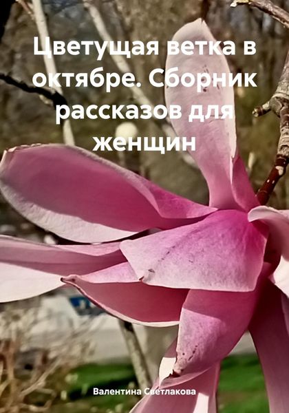 Обложка книги «Цветущая ветка в октябре. Сборник рассказов для женщин»