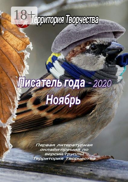 Обложка книги  «Писатель года – 2020. Ноябрь. Первая литературная онлайн-премия по версии группы «Территория Творчества»»