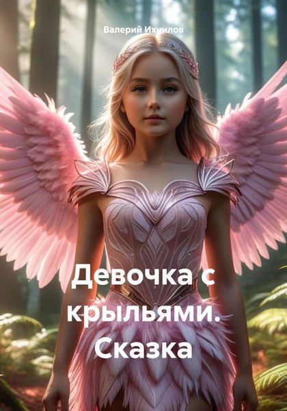Обложка книги «Девочка с крыльями. Сказка»