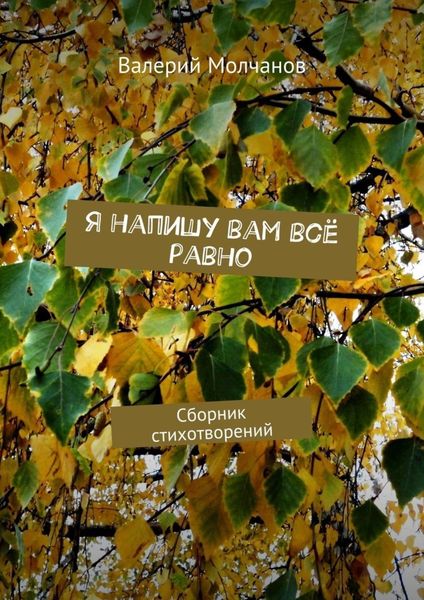 Обложка книги  «Я напишу вам всё равно. Сборник стихотворений»