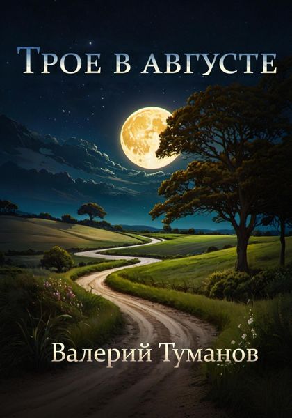 Обложка книги  «Трое в августе»