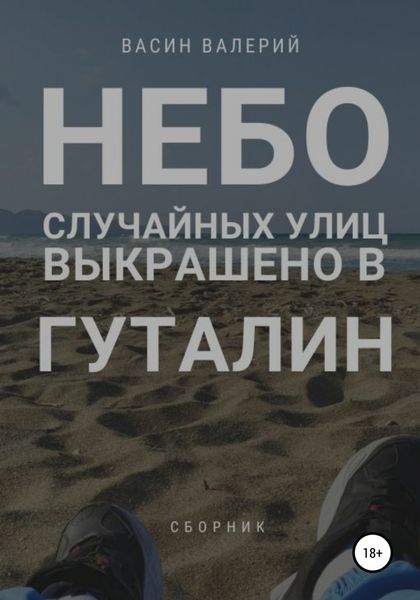 Обложка книги  «Небо случайных улиц выкрашено в гуталин»