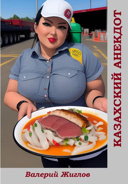 Обложка книги  «Казахский анекдот»