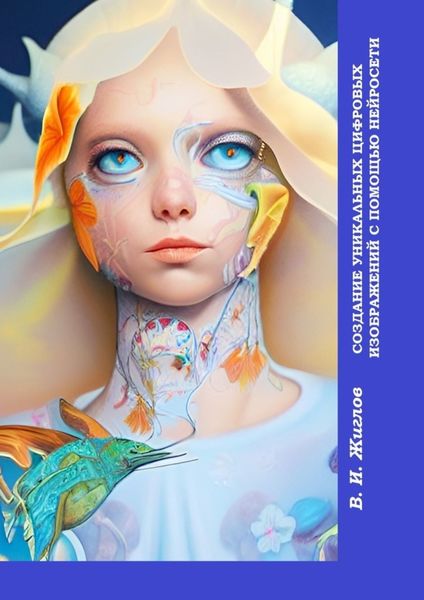 Обложка книги «Создание уникальных цифровых изображений с помощью нейросети»