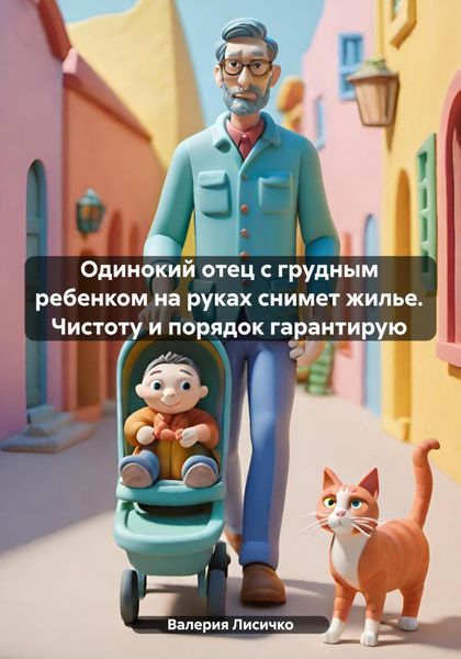 Обложка книги  «Одинокий отец с грудным ребенком на руках снимет жилье. Чистоту и порядок гарантирую»