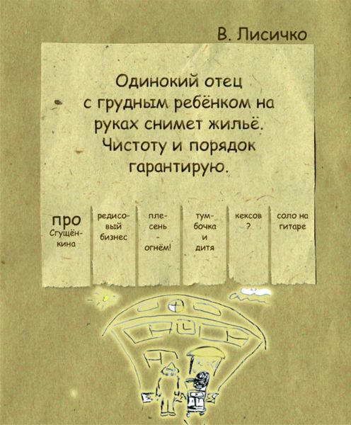 Обложка книги  «Одинокий отец с грудным ребенком на руках снимет жилье. Чистоту и порядок гарантирую»