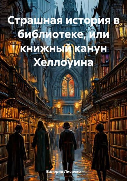 Обложка книги  «Страшная история в библиотеке, или книжный канун Хеллоуина»