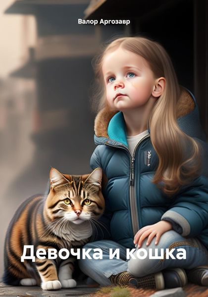 Обложка книги  «Девочка и кошка»