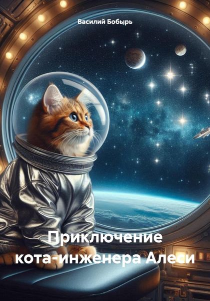 Обложка книги  «Приключение кота-инженера Алеси»