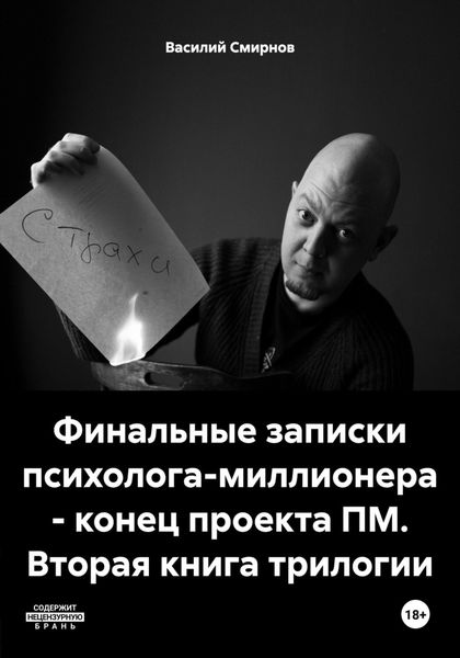 Обложка книги  «Финальные записки психолога-миллионера – конец проекта ПМ. Вторая книга трилогии»