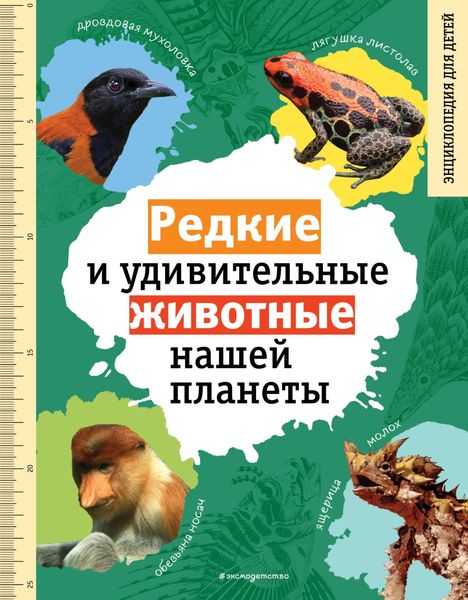 Обложка книги «Редкие и удивительные животные нашей планеты. Энциклопедия для детей»