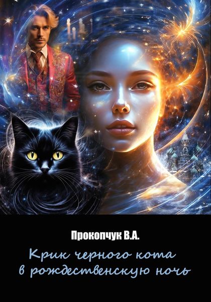 Обложка книги  «Крик черного кота в рождественскую ночь»