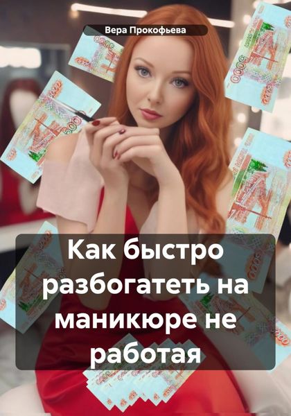 Обложка книги  «Как быстро разбогатеть на маникюре не работая»