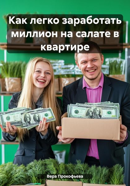 Обложка книги «Как легко заработать миллион на салате в квартире»