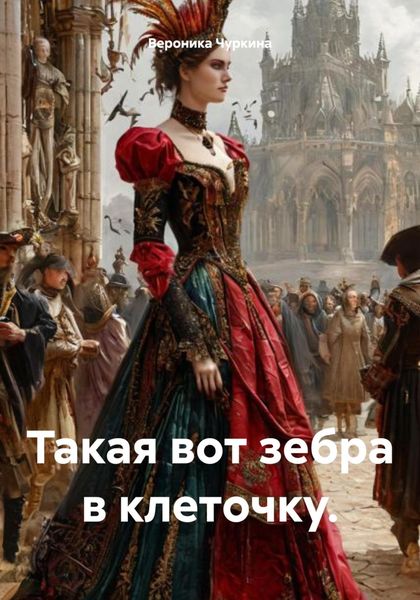 Обложка книги  «Такая вот зебра в клеточку.»