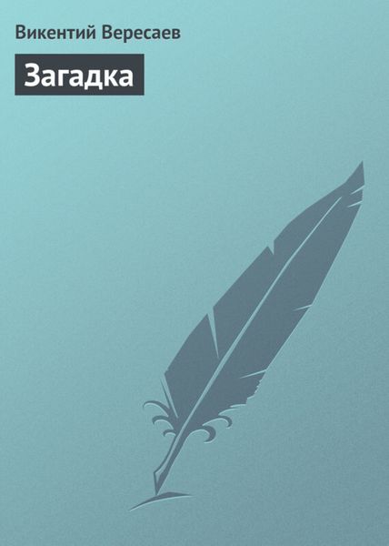 Обложка книги  «Загадка»