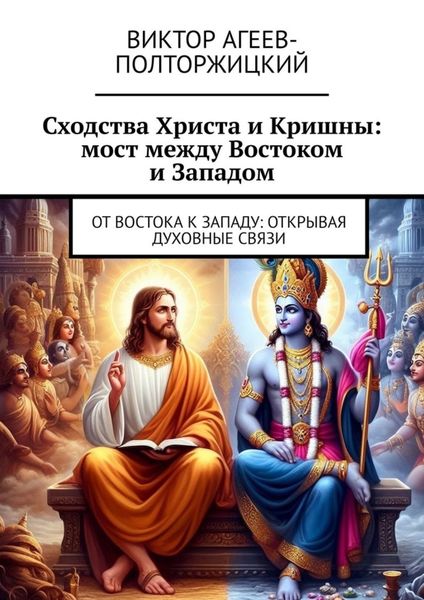 Обложка книги «Сходства Христа и Кришны: мост между Востоком и Западом. От Востока к Западу: открывая духовные связи»