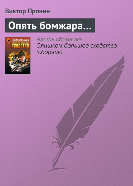 Обложка книги  «Опять бомжара…»