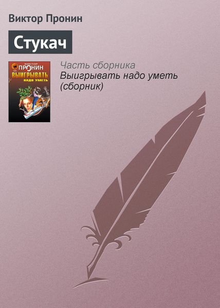 Обложка книги  «Стукач»