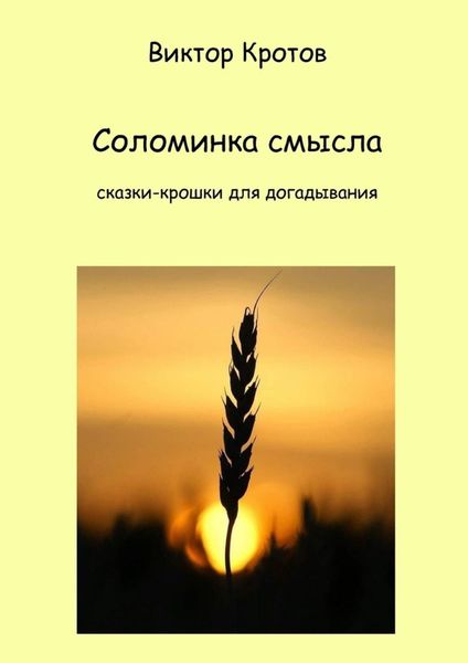 Обложка книги «Соломинка смысла. Сказки-крошки для догадывания»
