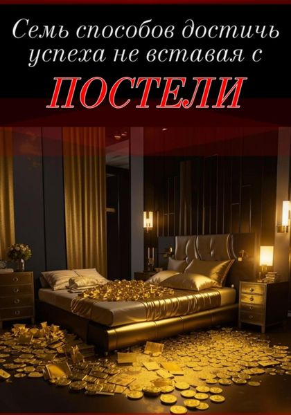Обложка книги  «Семь способов достичь успеха, не вставая с постели»