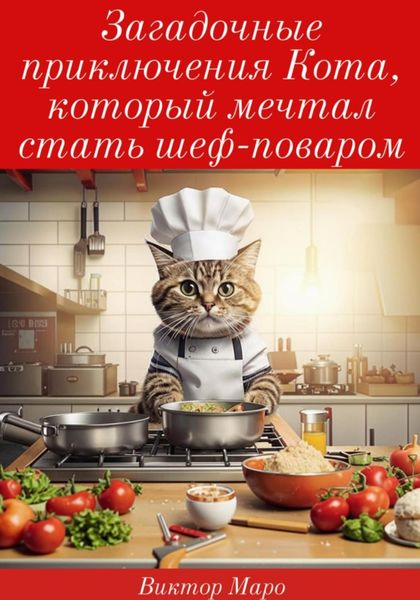 Обложка книги  «Загадочные приключения Кота, который мечтал стать шеф-поваром»