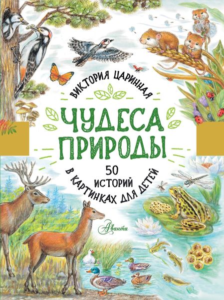 Обложка книги  «Чудеса природы. 50 историй в картинках для детей»
