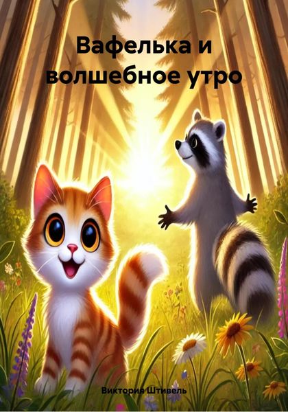 Обложка книги  «Вафелька и волшебное утро»