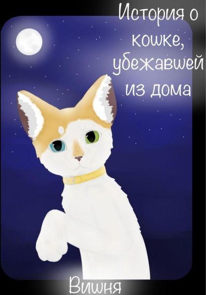 Обложка книги  «История о кошке, убежавшей из дома»