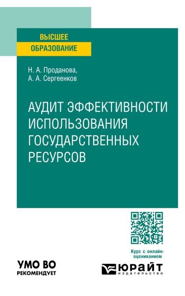 Обложка книги  «Аудит эффективности использования государственных ресурсов. Учебное пособие для вузов»