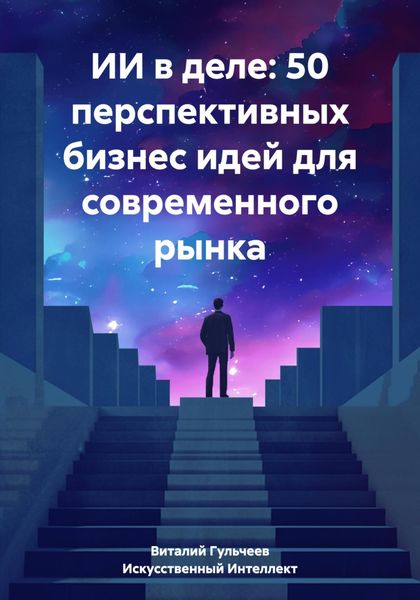 Обложка книги  «ИИ в деле: 50 перспективных бизнес идей для современного рынка»
