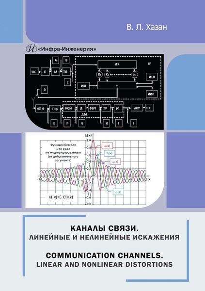 Обложка книги  «Каналы связи. Линейные и нелинейные искажени. Монография»