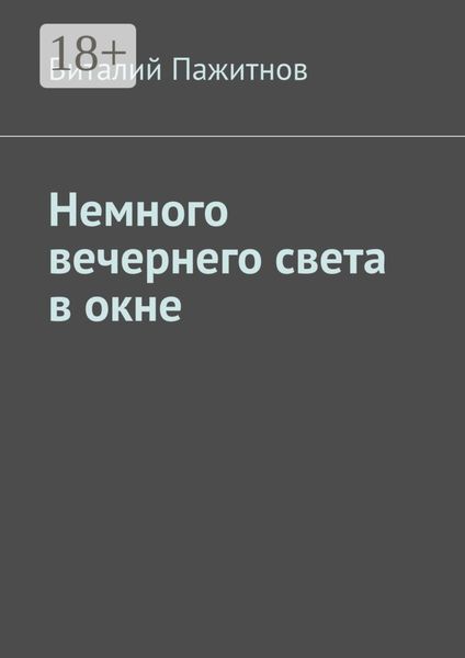 Обложка книги «Немного вечернего света в окне»
