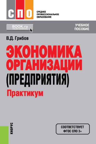 Обложка книги «Экономика организации (предприятия). Практикум»
