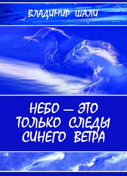 Обложка книги  «Небо – это только следы синего ветра»