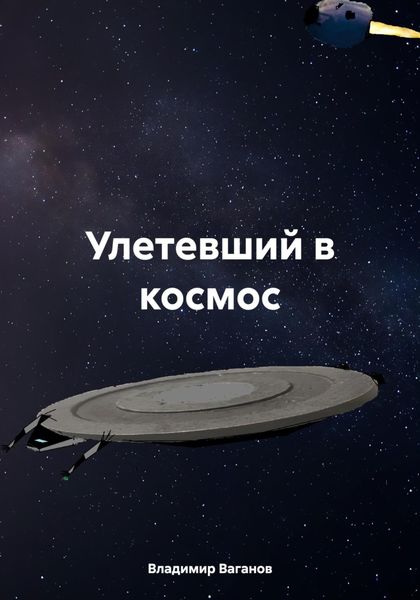 Обложка книги  «Улетевший в космос»
