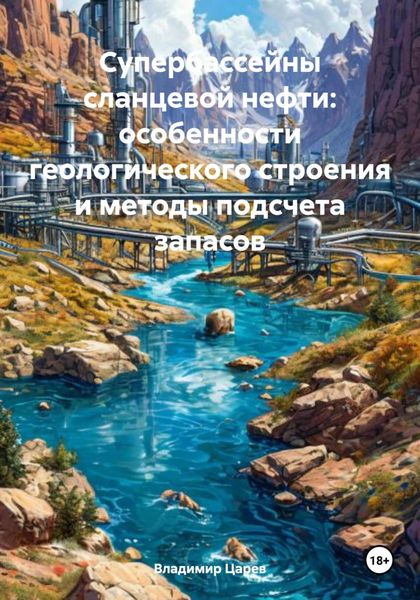 Обложка книги  «Супербассейны сланцевой нефти: особенности геологического строения и методы подсчета запасов»