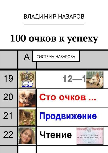Обложка книги «100 очков к успеху. Система Назарова»