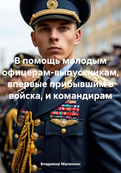 Обложка книги  «В помощь молодым офицерам-выпускникам, впервые прибывшим в войска, и командирам»
