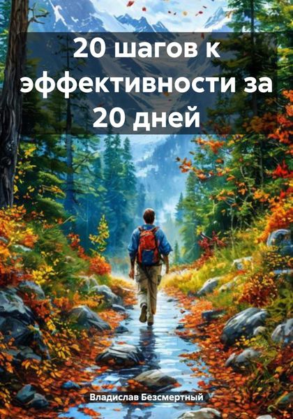 Обложка книги «20 шагов к эффективности за 20 дней»