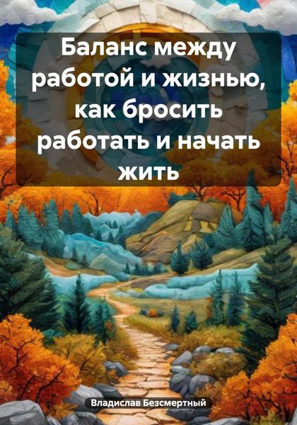 Обложка книги  «Баланс между работой и жизнью, как бросить работать и начать жить»