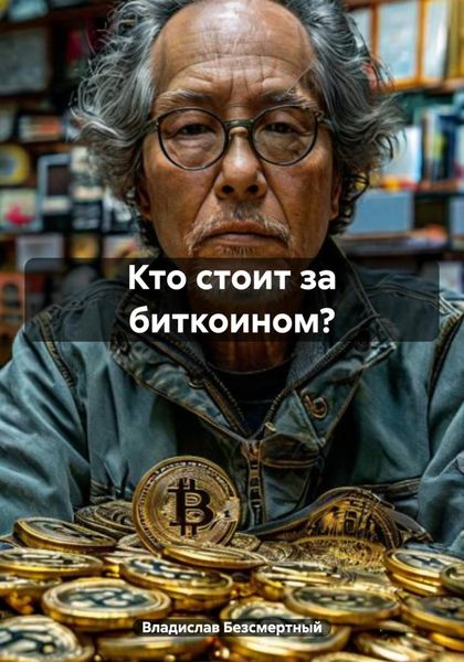 Обложка книги  «Кто стоит за биткоином?»