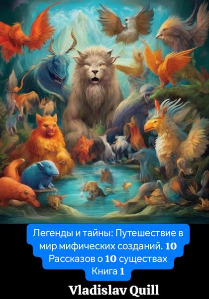 Обложка книги  «Легенды и тайны: Путешествие в мир мифических созданий. 10 Рассказов о 10 существах. Книга 1»