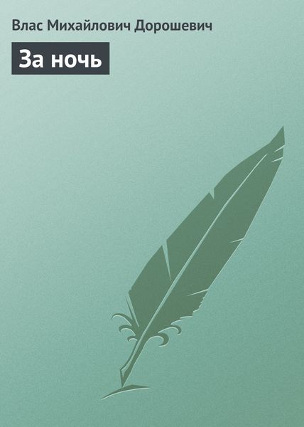 Обложка книги  «За ночь»