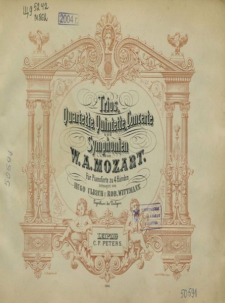 Обложка книги  «Trios, Qartette, Quintette, Concerte und Symphonien von W. A. Mozart»