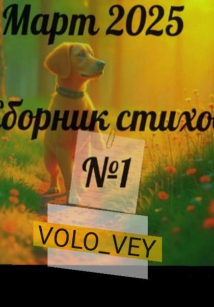 Обложка книги  «Альбом стихов #1. Март 2025»