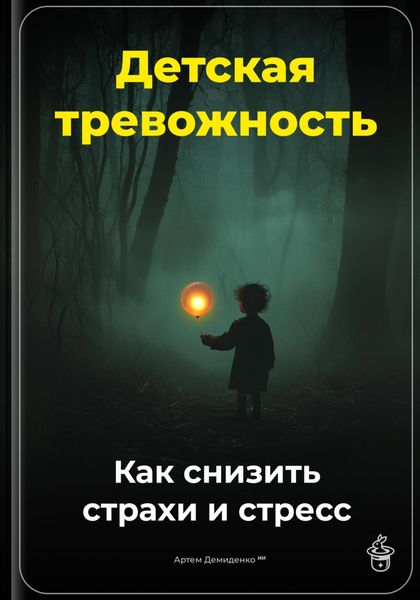 Обложка книги  «Детская тревожность: Как снизить страхи и стресс»