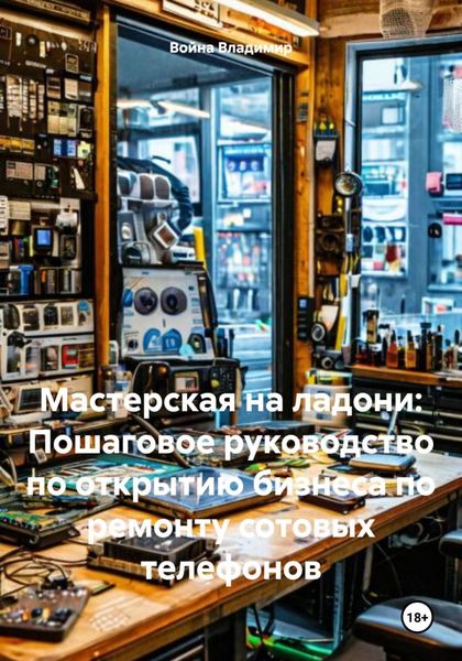 Обложка книги  «Мастерская на ладони: Пошаговое руководство по открытию бизнеса по ремонту сотовых телефонов»