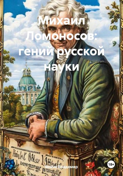 Обложка книги  «Михаил Ломоносов: гений русской науки»