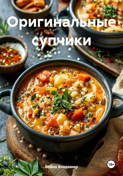 Обложка книги  «Оригинальные супчики»
